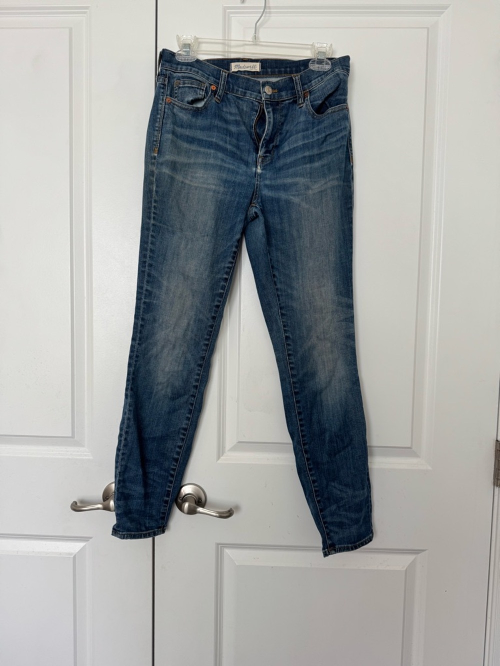 Madewell Skinny Jeans in Medium Blue Wash size 28